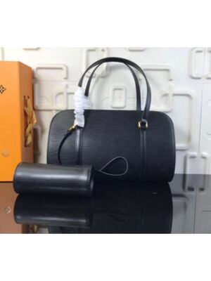 Louis Vuitton Replica M52222 LV Replica Pipillion Epi Leather Bags Black