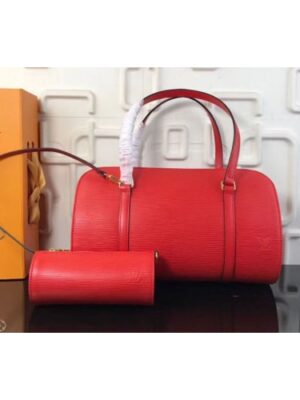 Louis Vuitton Replica M52222 LV Replica Pipillion Epi Leather Bags Red