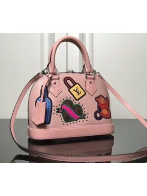 Louis Vuitton Replica M52481 LV Replica Alma BB Epi Leather Bags Pink