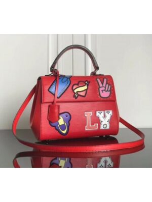 Louis Vuitton Replica M52484 LV Replica Cluny BB Epi Leather Bags Red