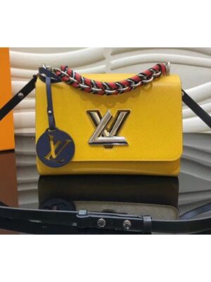 Louis Vuitton Replica M52503 LV Replica Twist MM Epi Leather Bags Yellow