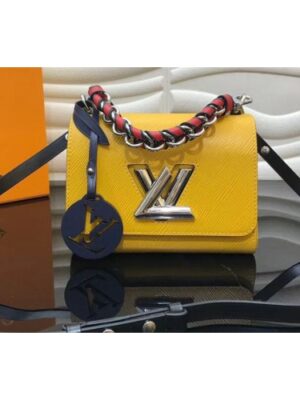 Louis Vuitton Replica M52507 LV Replica Twist PM Epi Leather Bags Yellow