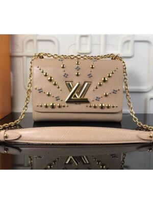 Louis Vuitton Replica M52730 LV Replica Twist MM Epi Leather Bags Galet