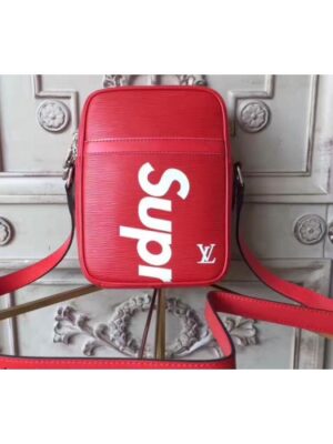 Louis Vuitton Replica M53417 Epi Leather Supreme x Danube PM Bags Red