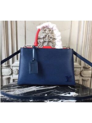 Louis Vuitton Replica M53512 Kleber PM Epi Leather Bags Blue