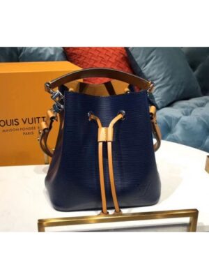 Louis Vuitton Replica M53610 LV Replica Neonoe BB Epi Indigo Safran