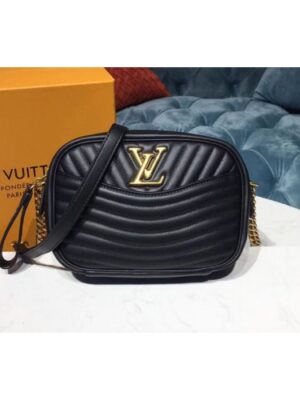 Louis Vuitton Replica M53682 LV Replica New Wave Camera Bag Black