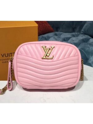 Louis Vuitton Replica M53683 LV Replica New Wave Camera Bag Smoothie Pink