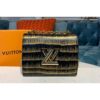 Louis Vuitton Replica M53725 LV Replica Twist PM chain bags Black Embossed and printed Epi leather