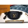 Louis Vuitton Replica M53750 LV Replica New Wave Bumbag Black Leather