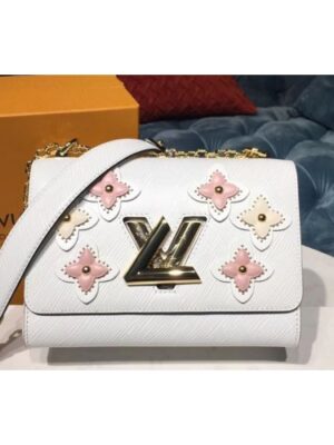 Louis Vuitton Replica M53762 LV Replica Twist MM Bags Epi Leather White