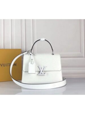 Louis Vuitton Replica M53834 LV Replica Grenelle PM Bags Epi Leather White