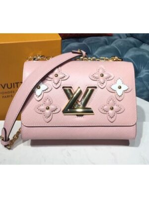 Louis Vuitton Replica M53851 LV Replica Twist MM Bags Epi Leather Rose Ballerine