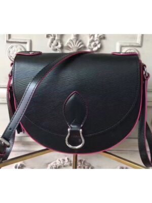 Louis Vuitton Replica M54155 Saint Cloud in Epi leather Bags Black