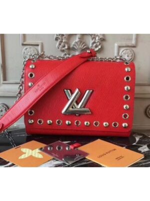 Louis Vuitton Replica M54269 Twist MM Epi Leather Bags Red