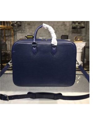 Louis Vuitton Replica M54405 LV Replica Dandy MM Epi Leather Bags Blue