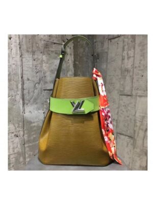 Louis Vuitton Replica M55188 Epi Leather Bucket Bag Green