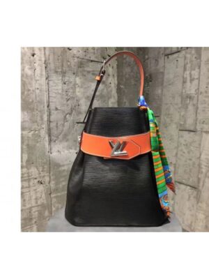 Louis Vuitton Replica M55188 Epi Leather Bucket Bag Noir