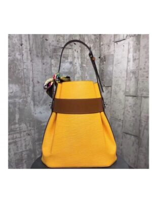 Louis Vuitton Replica M55188 Epi Leather Bucket Bag Yellow