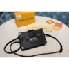 Louis Vuitton Replica M55859 LV Replica Petite Malle handbag in Black Epi Leather