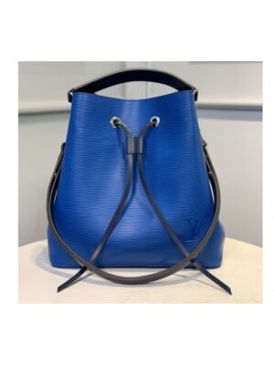 Louis Vuitton Replica M55935 LV Replica NeoNoe MM bucket bag In Blue Epi Leather