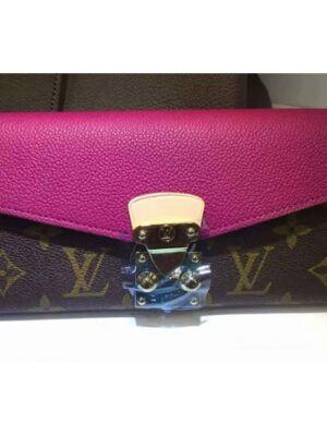 Louis Vuitton Replica M56241 Monogram Canvas Pallas Wallet Grape