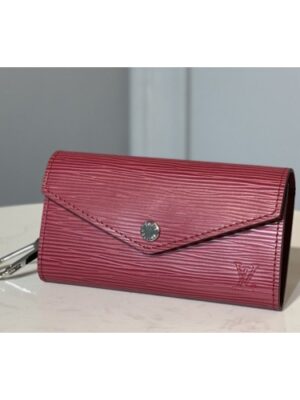 Louis Vuitton Replica M56247 LV Replica Key Pouch in Red Epi leather