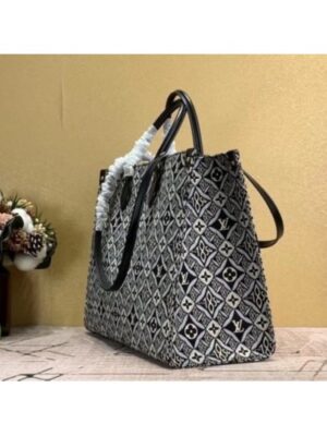 Louis Vuitton Replica M57207 LV Replica Since 1854 Onthego GM tote bag in Gray Jacquard Since 1854 textile