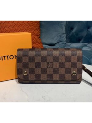 Louis Vuitton Replica M58080 LV Replica Kasai Wallet Damier Ebene Canvas