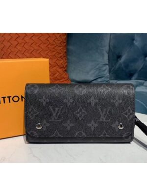 Louis Vuitton Replica M58080 LV Replica Kasai Wallet Monogram Eclipse Canvas