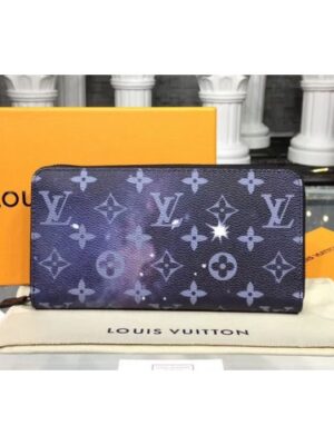 Louis Vuitton Replica M60017 LV Replica Zippy Wallets Monogram Galaxy Canvas