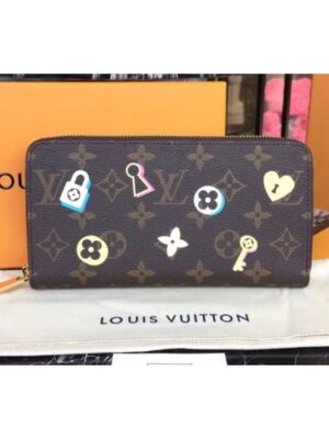 Louis Vuitton Replica M60017 My LV Replica World Tour Monogram Canvas Zippy Wallet