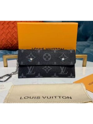 Louis Vuitton Replica M60029 LV Replica Multicles Rabat Wallet Monogram Eclipse Canvas