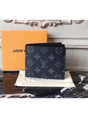 Louis Vuitton Replica M60053 Monogram Eclipse Canvas Amerigo Wallet