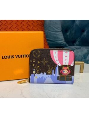 Louis Vuitton Replica M60067 LV Replica Zippy coin purse Monogram canvas