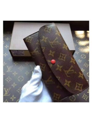 Louis Vuitton Replica M60136 Emilie Wallet Monogram Canvas Red