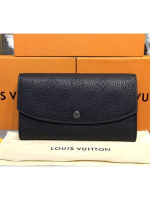 Louis Vuitton Replica M60143 LV Replica Mahina Leather Iris Wallet Black