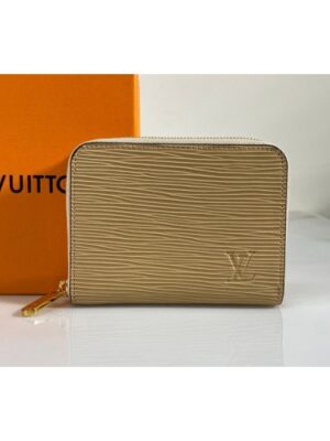 Louis Vuitton Replica M60152 LV Replica Zippy coin purse in Beige Epi Leather