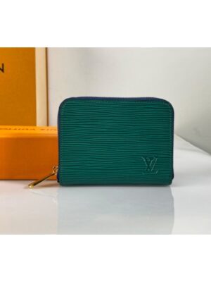 Louis Vuitton Replica M60152 LV Replica Zippy coin purse in Green Epi Leather