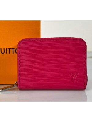 Louis Vuitton Replica M60152 LV Replica Zippy coin purse in Rosy Epi Leather