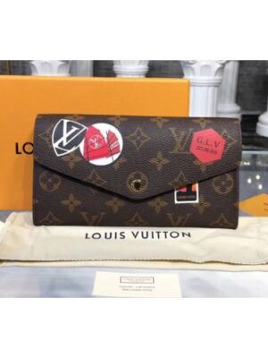 Louis Vuitton Replica M60531 LV Replica Monogram Canvas Sarah Wallet