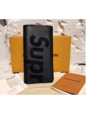 Louis Vuitton Replica M60622 Epi Leather Supreme X Brazza Wallet Black