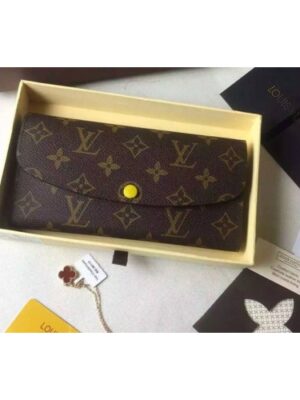 Louis Vuitton Replica M60698 Emilie Wallet Monogram Canvas Lemon