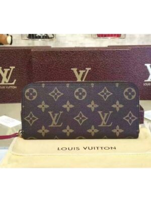 Louis Vuitton Replica M60742 Clemence Wallet Monogram Canvas