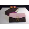 Louis Vuitton Replica M61279 Monogram Canvas Pallas Wallet Rose Ballerine