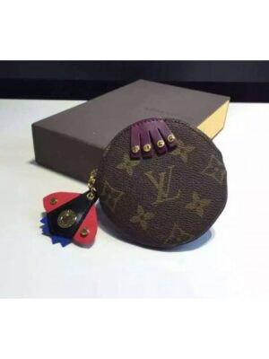 Louis Vuitton Replica M61365 Monogram Canvas Round Coin Purse Totem