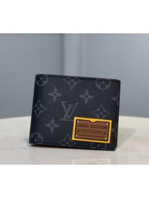 Louis Vuitton Replica M61695 LV Replica Multiple Wallet in Monogram Eclipse Canvas