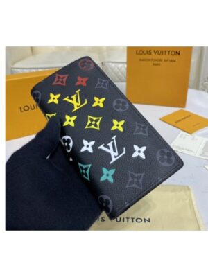 Louis Vuitton Replica M61697 LV Replica Brazza Wallet in Monogram Eclipse Canvas