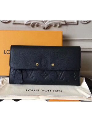 Louis Vuitton Replica M61833 Pont-neuf Wallet Monogram Empreinte Black