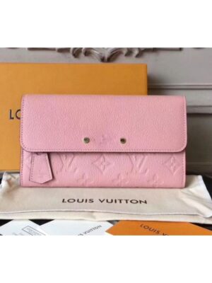 Louis Vuitton Replica M61833 Pont-neuf Wallet Monogram Empreinte Pink